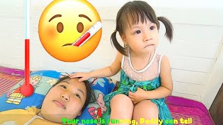 My little sister baby not feeling well story - BupBit Family