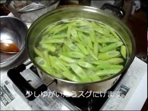 イタドリの料理方法 Youtube