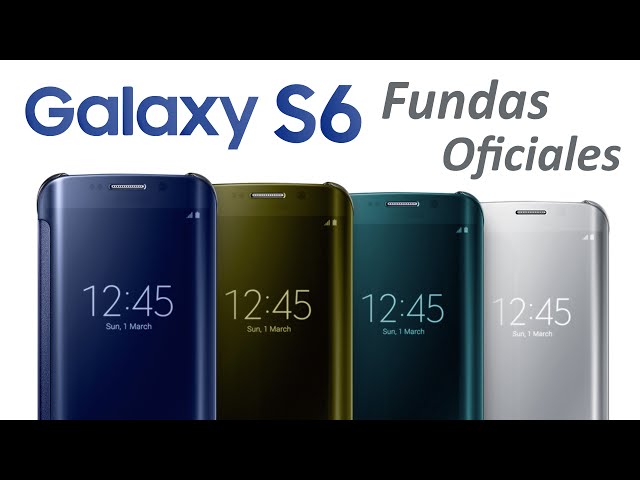 Fundas Galaxy S6 y S6 Edge: Características, Colores y Precios (Español) -  YouTube