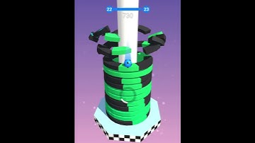 STACK BALL GAMEPLAY #9 || #shorts