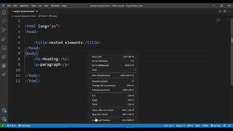 10.nested elements in html | how to nest elements in html | nesting of html elements | Urdu/Hindi