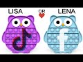 LISA OR LENA GAME 2022 Long Video 💖 Pop it | FIDGET TOYS | What do You Like? | Lisa and Lena #157