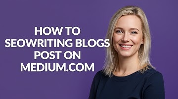 How to Seowriting Blogs Post on Medium.com - Julia