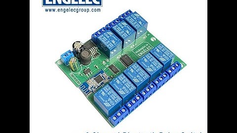 ENGELEC 8 channels Bluetooth relay