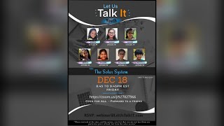 The Solar System- LetUsTalkIt Youth Webinars