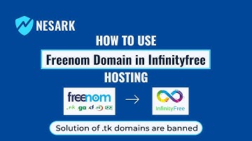 How to Connect Freenom Domain to Infinityfree Hosting | .tk domains are banned 2022 |  Nesark