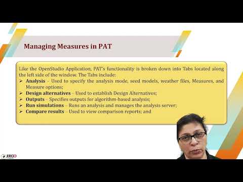 PAT tool of OpenStudio of EnergyPLus (Course introduction module 7)