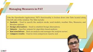 Pat Tool Of Openstudio Of Energyplus Course Introduction Module 7