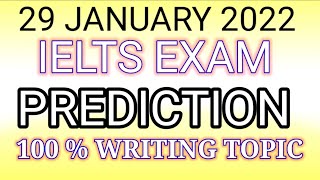 29 JANUARY 2022 IELTS EXAM PREDICTION | EXPECTED WRITING TASK QUESTIONS |