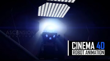Cinema 4D- Robot Walking animation