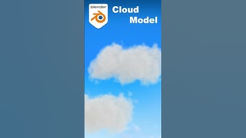 Realistic Cloud Model in Blender (Easy Way)