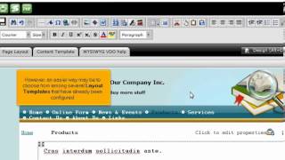 Using layout templates in RVSiteBuilder