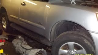 Nissan Armada `07 pt.1 automatic transmission RE5R05A remove