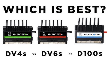 DV4s VS DV6s VS D100S - BEST VESC 2024, Which one is right for you?