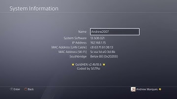 PS4 Jailbreak Spoofed To Jailbreak 13.50 GoldHEN