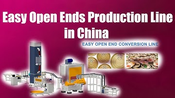 Easy open ends production line|How to produce easy open ends|Easy open end making machine #eoe