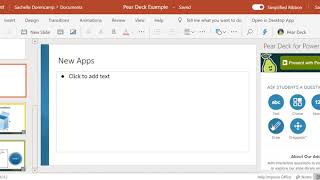 Navigating Pear Deck through PowerPoint