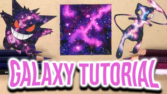 How to Draw a Galaxy  Coloured Pencil Tutorial 