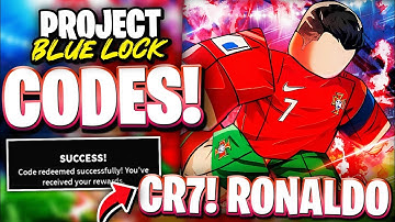 🔥CR7! ALL NEWLY ADDED RONALDO UPDATE CODES FOR PROJECT BLUE LOCK! ROBLOX PROJECT BLUE LOCK CODES