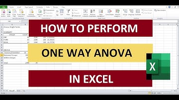 How To Perform A One-Way ANOVA Test In Excel using Two different Methods !!