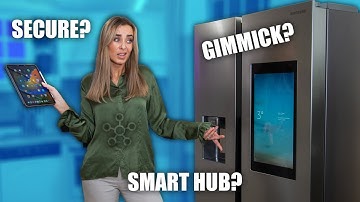 Is this Smart Fridge Spying on You? 😱 Samsung Family Hub Review: Touch Screen, Cameras & more