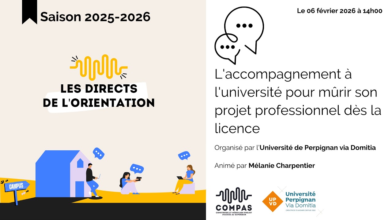 [Direct de l'orientation] - Le service d’insertion professionnelle et entrepreneuriat (UPVD)