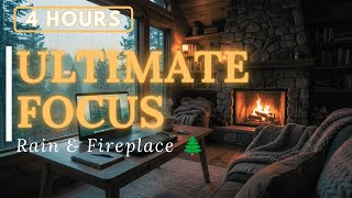 POV: Rainy Forest Cabin 🌧️ Deep Focus Music for Work & Study #FF16