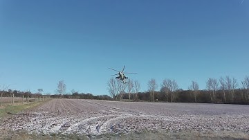 Heliclassics MI24 powered by a Hacker A200  10Kw electric motor