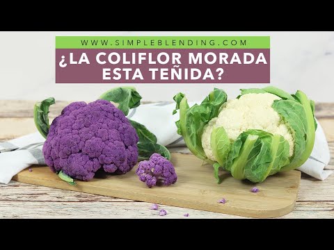 Video: Coliflor con tinte morado: ¿es seguro comer coliflor morada?