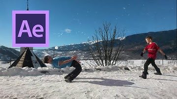 Bullet time snowball shot - After Effects