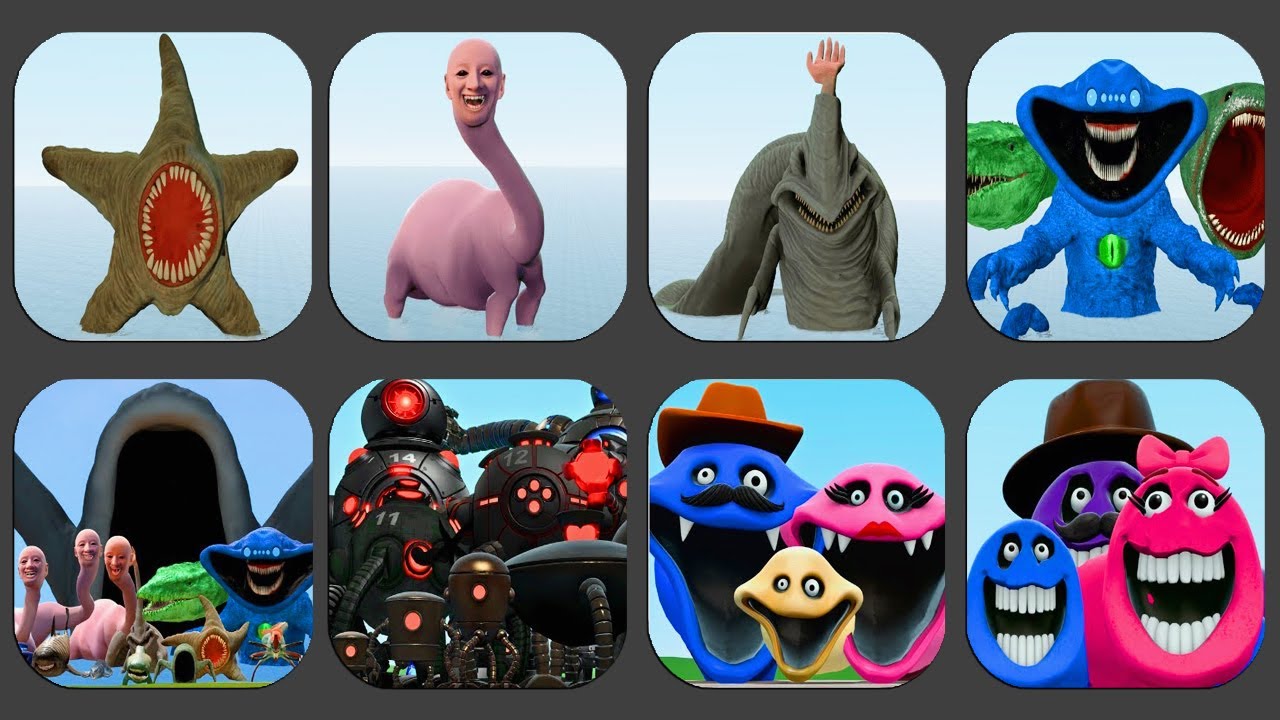 Who Is The Strongest Among All New Sea Monster Creatures vs New Which Family Is The Stronges !