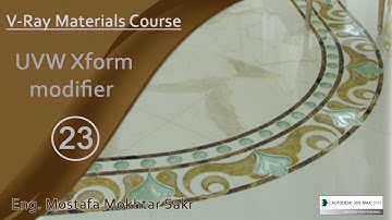 23-  UVW Xform in 3ds max