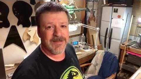 Boudreau Guitars - Building a fender style neck with binding Part 3