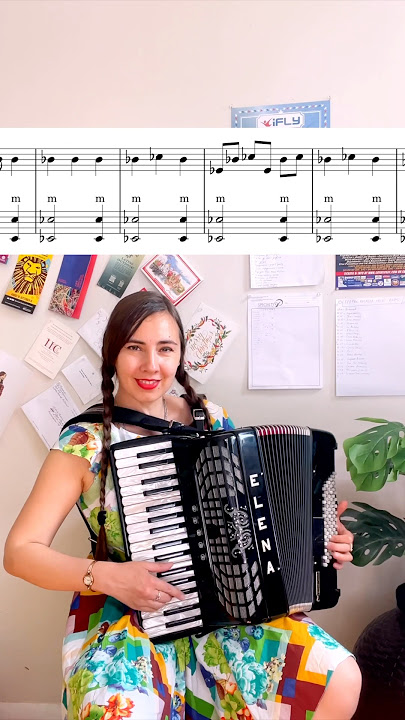 Bollywood music (NOTES 🎶) accordion #music #bolliwood #elenastenkina #accordion