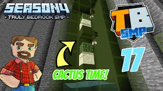 1.18 Truly Bedrock Minecraft Season 4:17 - BEST Bedrock Cactus Farm??