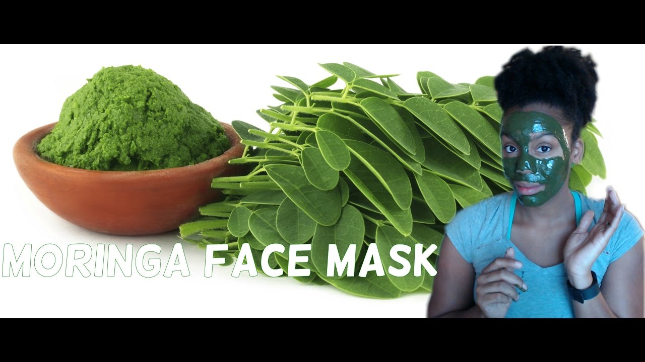 homemade moringa facial mask