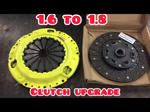 Miata gets 1.8 Clutch and 11lb Flywheel! *Swap