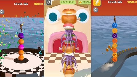 Sandwich Runner vs Stack Rider All Gameplay Android and IOS level up #gaming