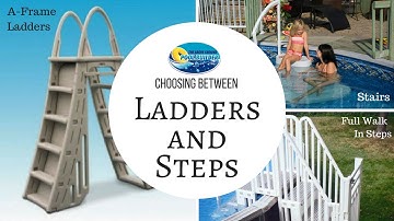 ⏩Above Ground Pool Ladders and Steps
