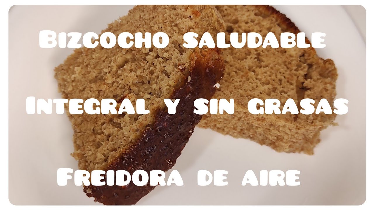 Bizcocho sin azúcar en freidora de aire Receta de Patricienta Cook- Cookpad