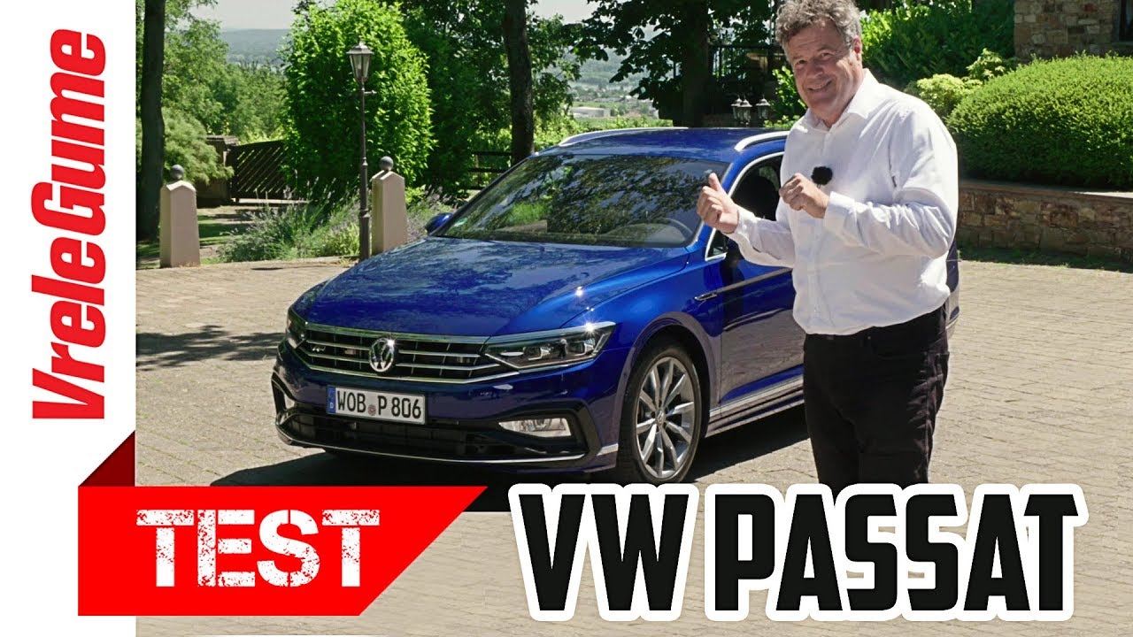 VW Passat 2019 - TEST 240 KS pod kontrolom računara - YouTube