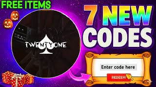 *SECRET UPDATE!* | Roblox Twenty One CODES NOVEMBER 2025 (Roblox Twenty One)