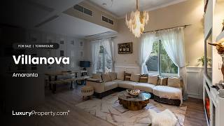 Modern layout 3-bedroom townhouse for sale at Amaranta A in Villanova | LuxuryProperty.com