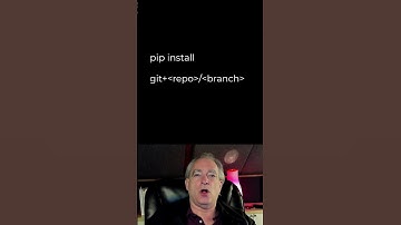 Pip install from GitHub repo branch #shorts