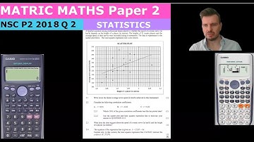 Matric Maths - NSC Paper 2 November 2019 - Q2 (Statistics - Regression)