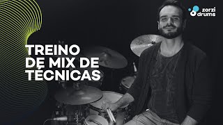 Treino de Mix de Técnicas - Aula de Bateria