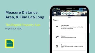Measure Distance, Area, and Find Lat/Long - Regrid Property App (Mobile) screenshot 4