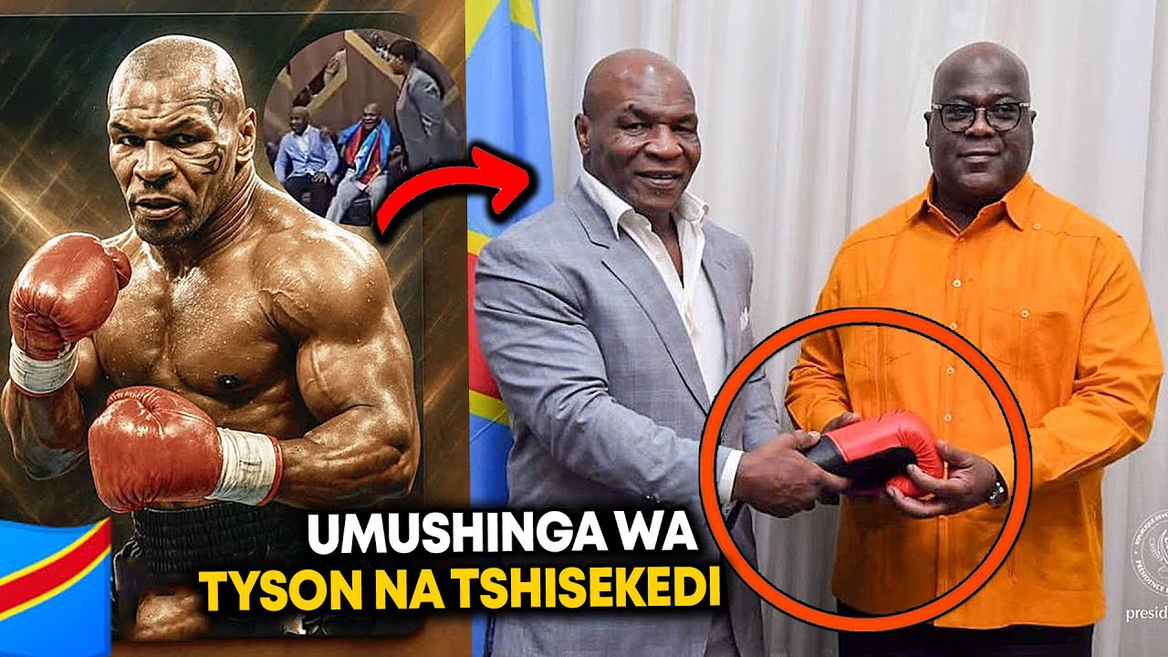 Tshisekedi azanye Mike Tyson Kinshasa,bategura imishinga yo kugira Congo igicumbi kimyidagaduro 