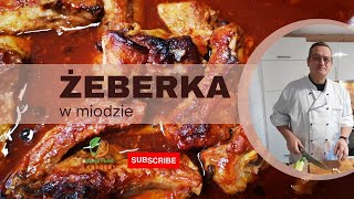 Żeberka W Miodzie. Palce Lizać, Nigdy Nie Jadłem Lepszych Rozpływają Się W Ustach.