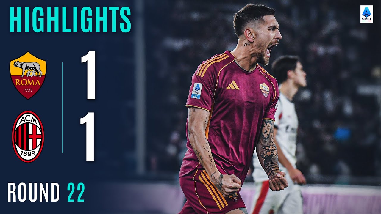 ROMA-MILAN 1-1 | HIGHLIGHTS | Pellegrini Saves Roma From the Spot | SERIE A 2025/26